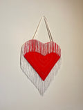 Red Western Tote - Long Fringe